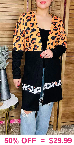 トップス 22AW COOHEM LEOPARD TWEED CARDIGAN 22AW COOHEM LEOPARD TWEED CARDIGAN