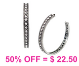 Western Bubble Open Hoop Earring