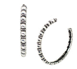 Western Bubble Open Hoop Earring