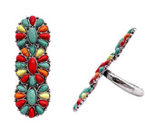 Multi Color Stone Ring