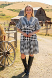 Black and White checkered dress