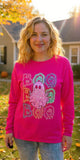 BOO Pink long sleeve top