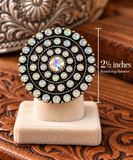 XL Bling round concho ring