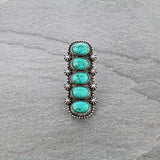 Oversized Western Style Cuff Ring
