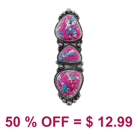 Cototn Candy Stone Ring