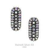 Bling Oblong Concho earrings