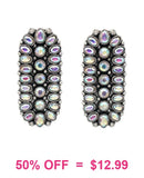 Bling Oblong Concho earrings