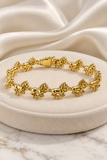 Gold Horses bracelet with magnetic clasp