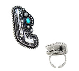 Western Pistol Cuff Ring