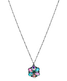 Colorful Floral Stone Necklace