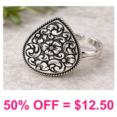 Western Concho Ring