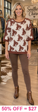 Brown Bucking Horse top
