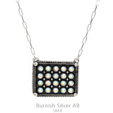 Western Bling AB Rhinestone Necklace