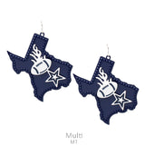 Texas Football earrings