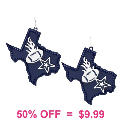 Texas Football earrings
