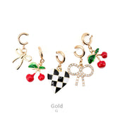 Cherry charm clasp 5 pc. set