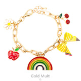 Teacher charm bracelet