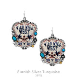 Wild West pendant earrings