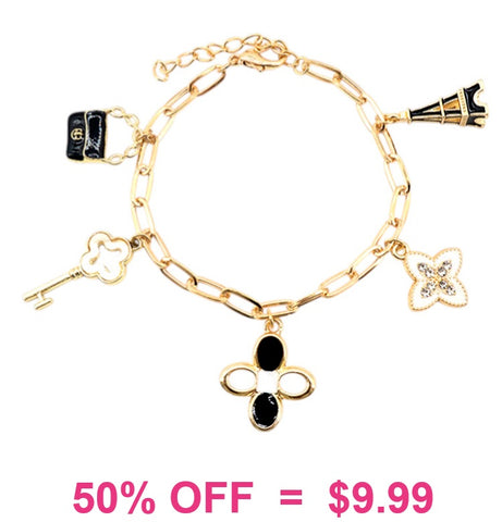 Paris charm Bracelet