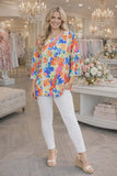 Floral Bell Sleeve Blouse
