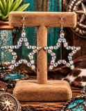Rhinestone Star Dangle Earring