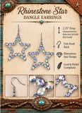 Rhinestone Star Dangle Earring