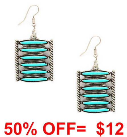 Western Style Dangle Earring