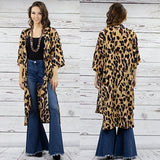 LEOPARD BIG SPOT KIMONO