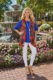 Tangerine Floral Vest