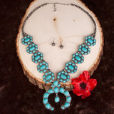 El Dorado Squash blossom necklace