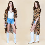 LEOPARD BIG SPOT KIMONO