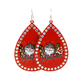 LOVE Christmas Red earrings