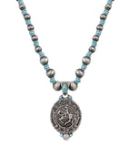 Western Rodeo Theme Beaded Necklace