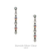 Bling Rinestone Dangle Bar earrings no turquoise on them.
