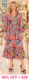 Colorful Printed Dress