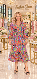 Colorful Printed Dress