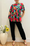 Tropical Beautiful Floral Baby Doll Top