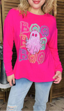 BOO Pink long sleeve top