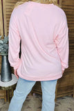 Sequin Pumpkin patch long sleeve top