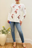 Santa Sequin long sleeve top