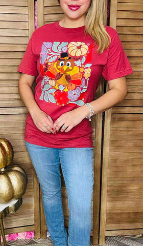 Turkey Floral tee - misses