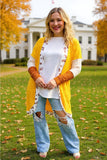 Mustard Fall cardigan