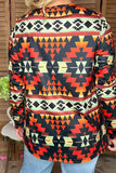 L, XL, 2X 3X NEW Tribal print long sleeve top
