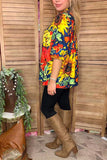 Sunflower baby doll top