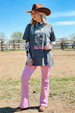 Wild West Rodeo grey top