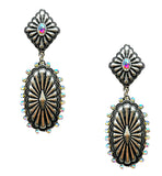 Western Concho Post Earring