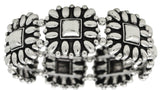 Western Flower Concho w/Stone Stretch Bracelet