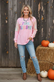 Spooky Season sequin long sleeve top