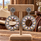 Western Round Earrings