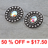 Bubble Bling Stud Earring